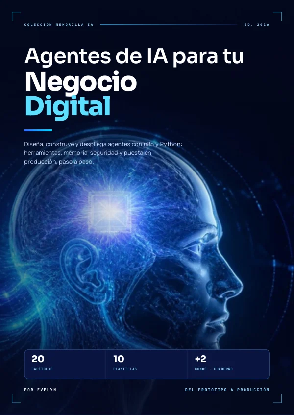 Portada real del ebook: Agentes de IA para tu Negocio Digital