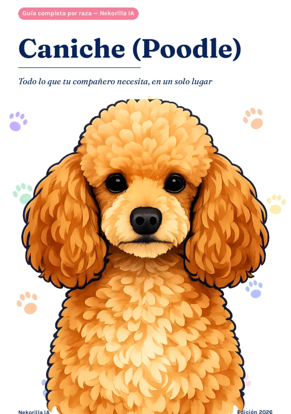 Portada real del ebook: Caniche (Poodle)