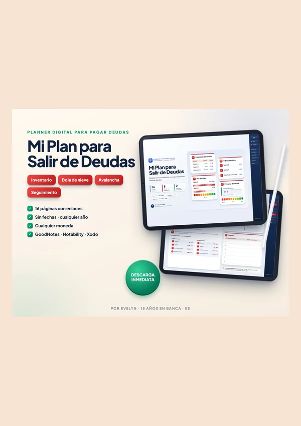 Portada real del ebook: Mi Plan para Salir de Deudas