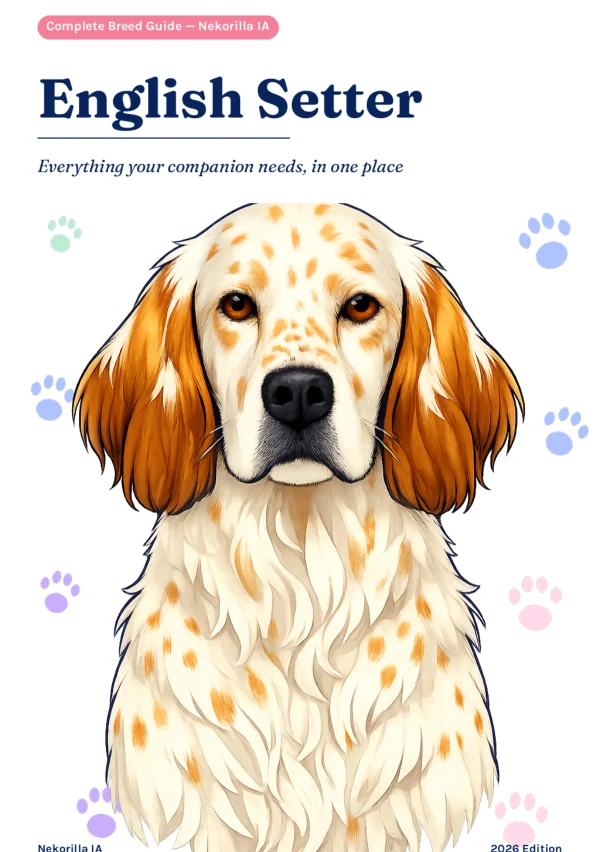 Actual ebook cover: English Setter