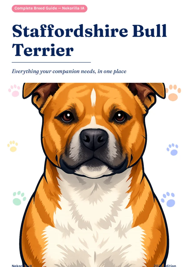 Actual ebook cover: Staffordshire Bull Terrier