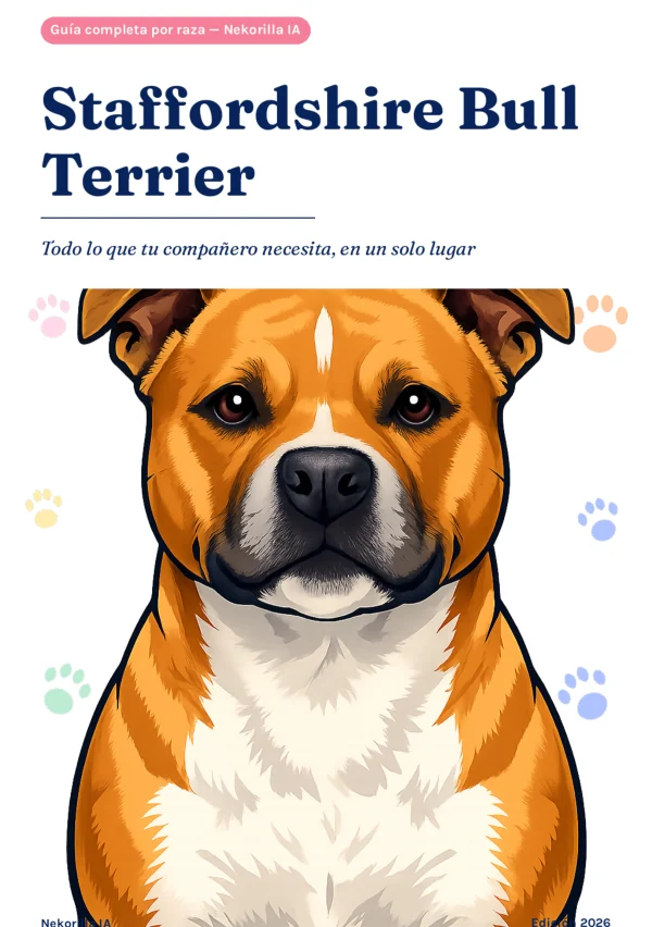Portada real del ebook: Staffordshire Bull Terrier