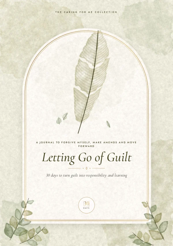 Actual ebook cover: Letting Go of Guilt · Self-Forgiveness Journal